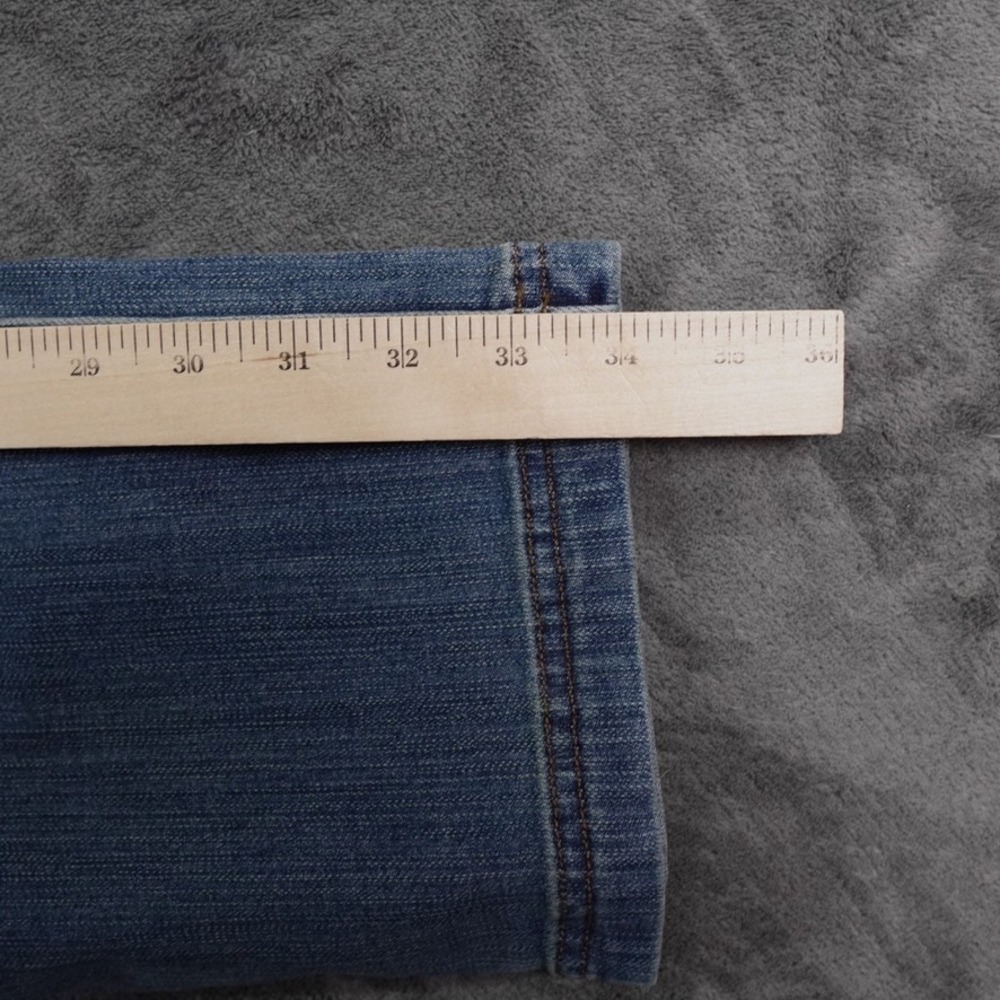 Duluth Trading Co Ballroom DoubleFlex Jeans Mens 32x34 Blue Carpenter Workwear - Picture 8 of 13